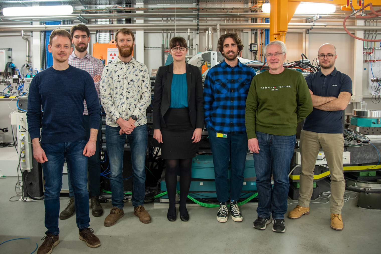 Research team photograph from the original site